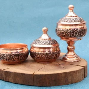 قندان مسی بدون پایه یاسمن