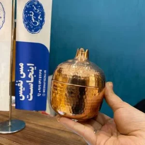 قندان مسی طرح انار بزرگ