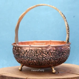 سبد مسی سه پایه نقشینه بزرگ