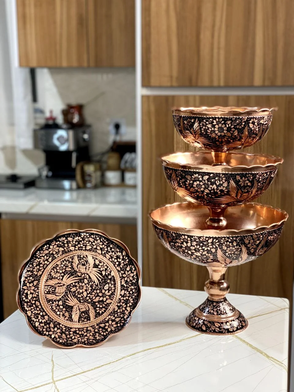 سرویس پذیرایی مسی الماس‌تراش هما