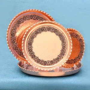 سینی مسی ماهرخ سایز کوچک