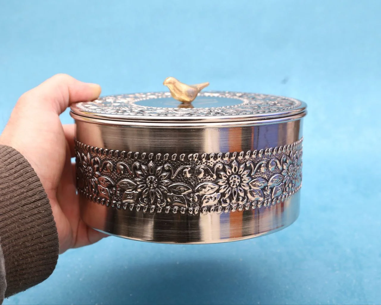 گزخوری مسی گلبرگ بزرگ با آبکاری کروم