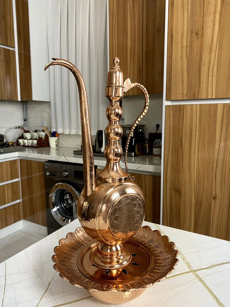 آفتابه لگن مسی