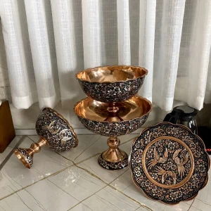 سرویس پذیرایی مسی آب نقره الماس تراش هما