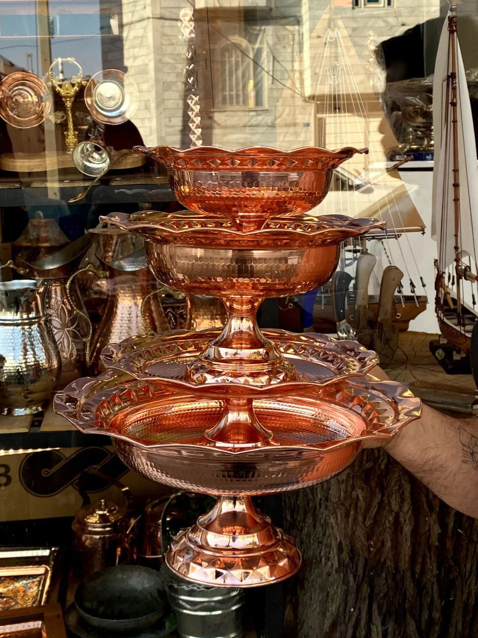 سرویس پذیرایی مسی برند فضلی نانو‌شده
