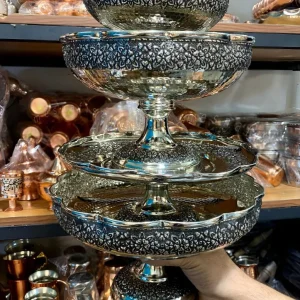 سرویس پذیرایی مسی ثنا با آبکاری کروم