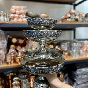 سرویس پذیرایی مسی ثنا با آبکاری کروم