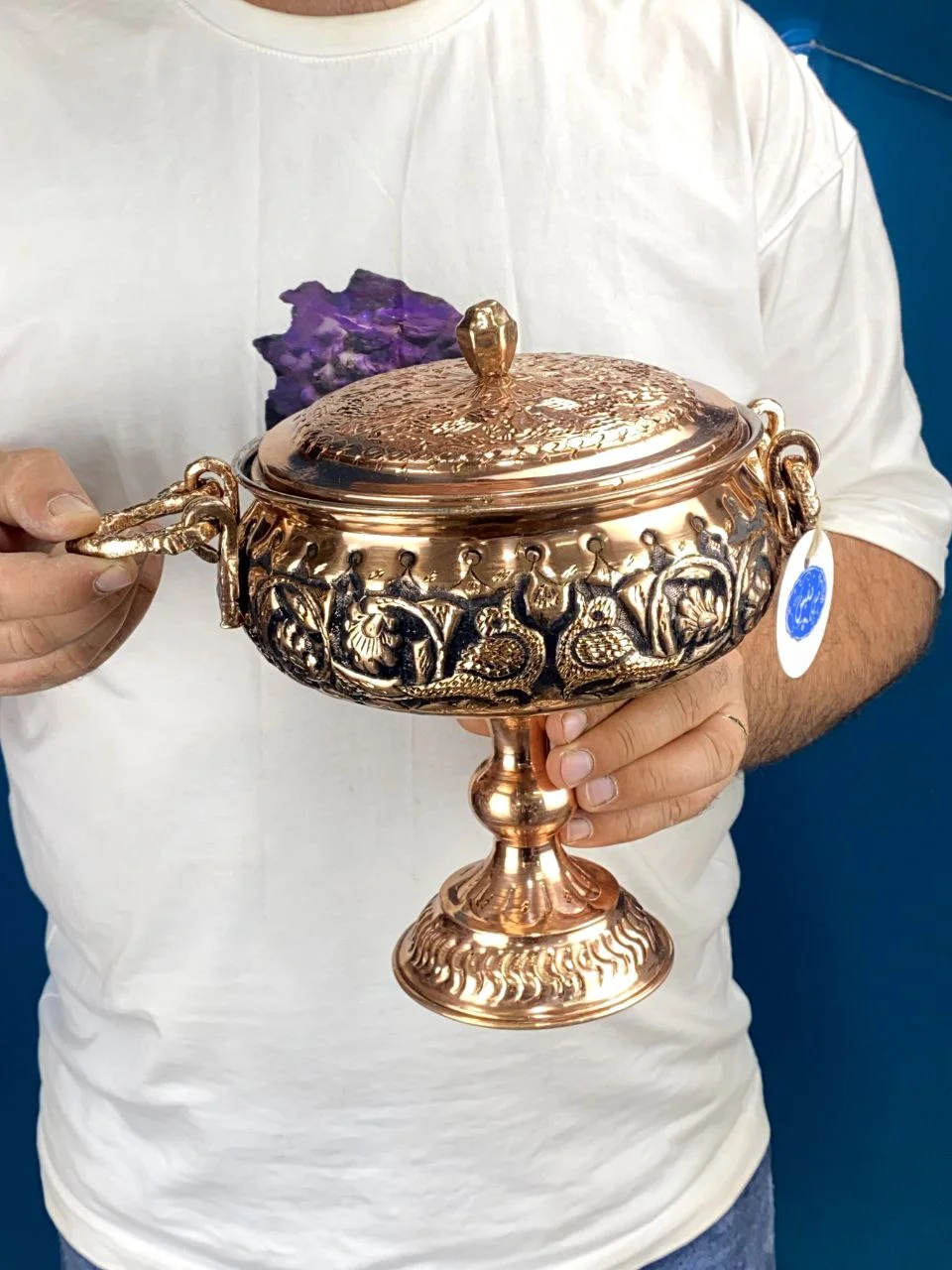گزخوری تک پایه مسی سایز کوچک