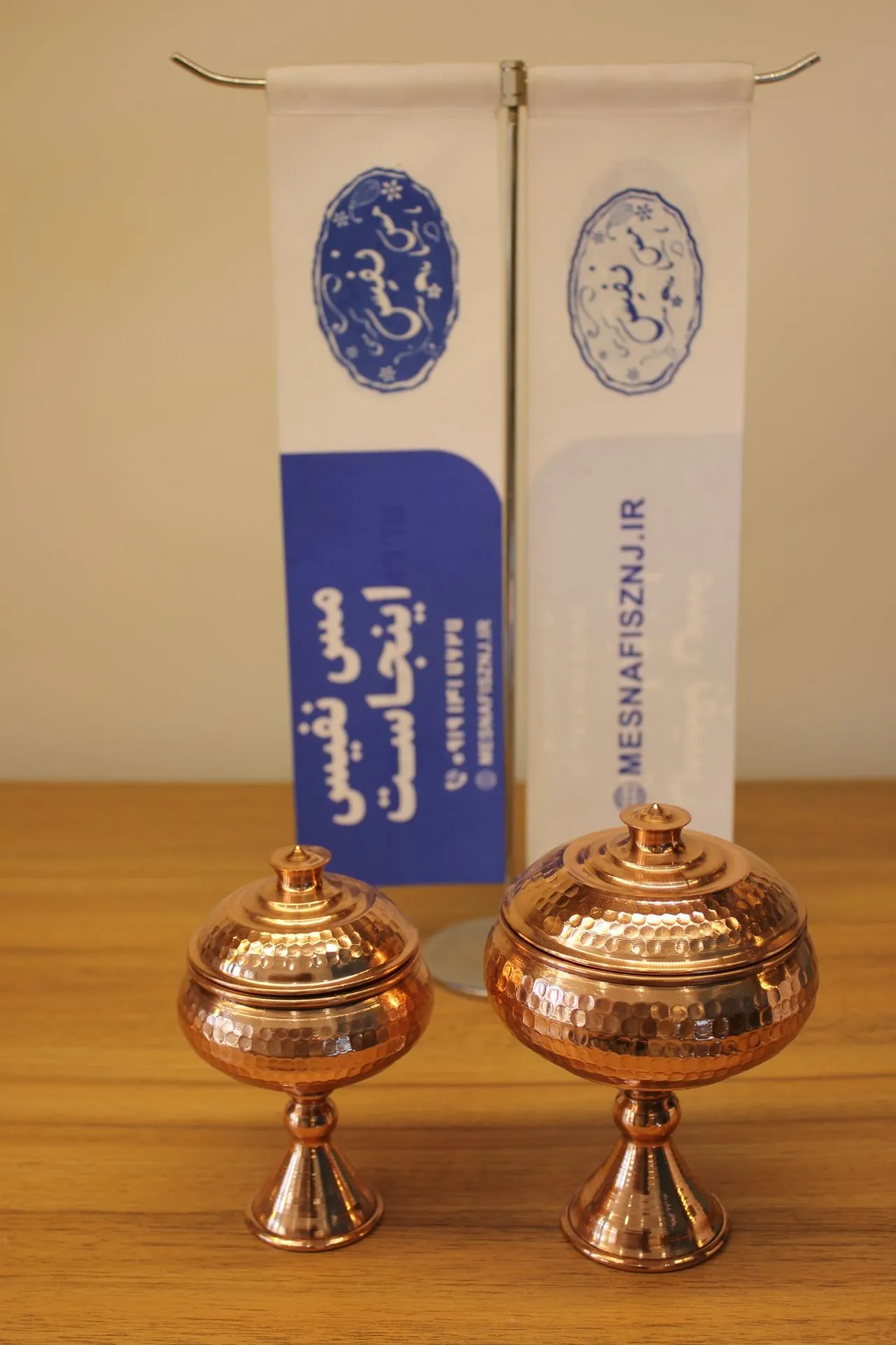 قندان مسی بزرگ ساخت زنجان نانو شده