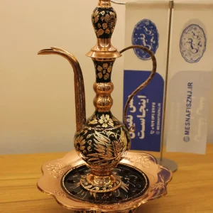 آفتابه لگن مسی الماس تراش هما کوچک