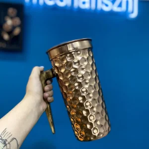 سرویس پارچ و لیوان مسی سه بعدی