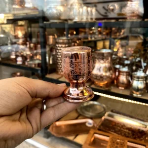 نمکدان مسی طرح شکلاتی