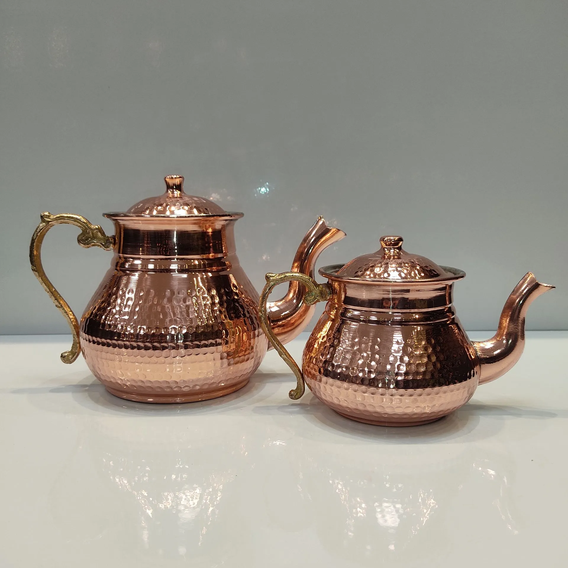 کتری و قوری مسی