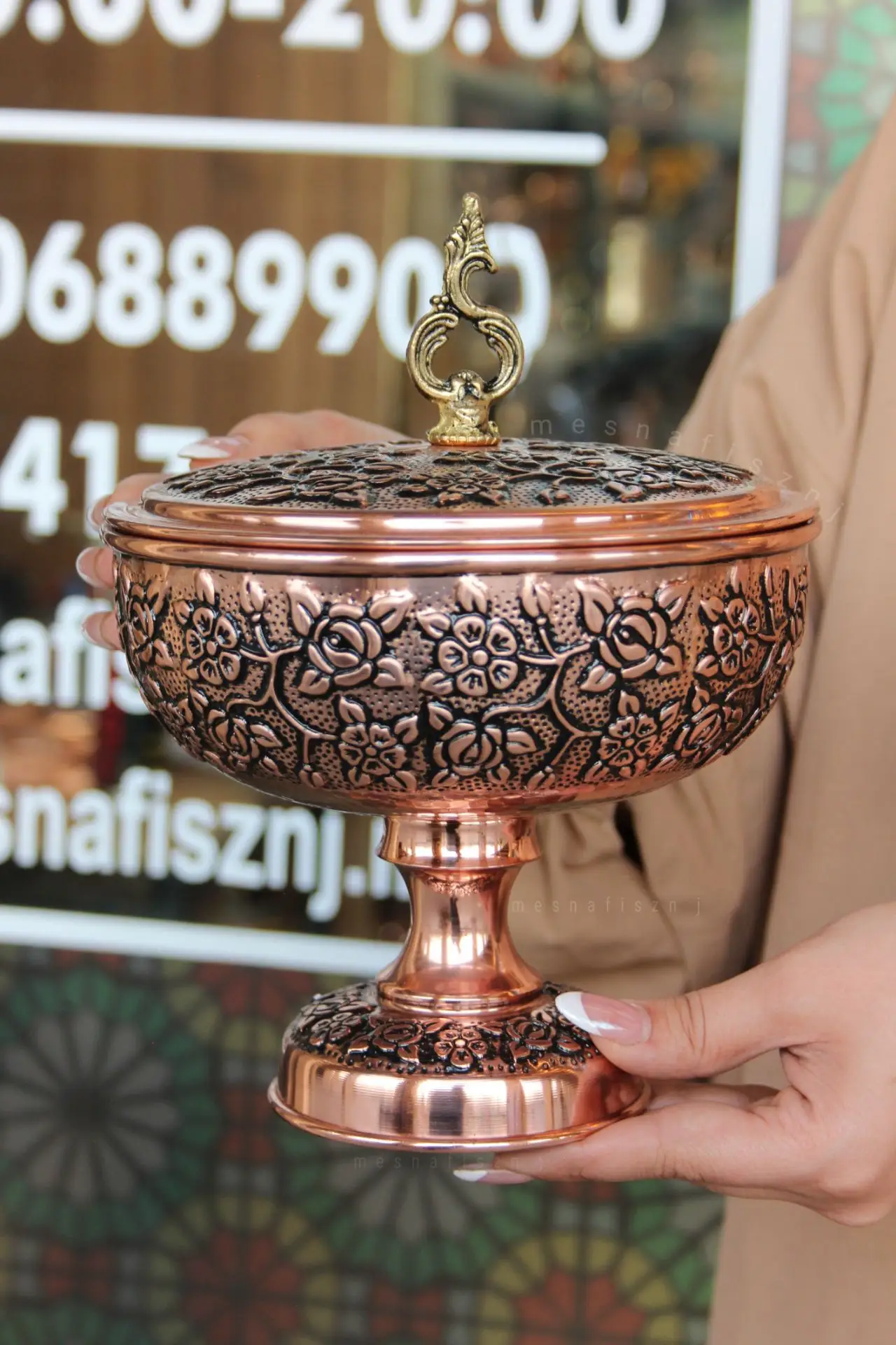 گز خوری مسی پایه بلند مسی نانو شده