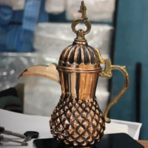 دله عربی مسی طرح سیاه قلم سه بعدی