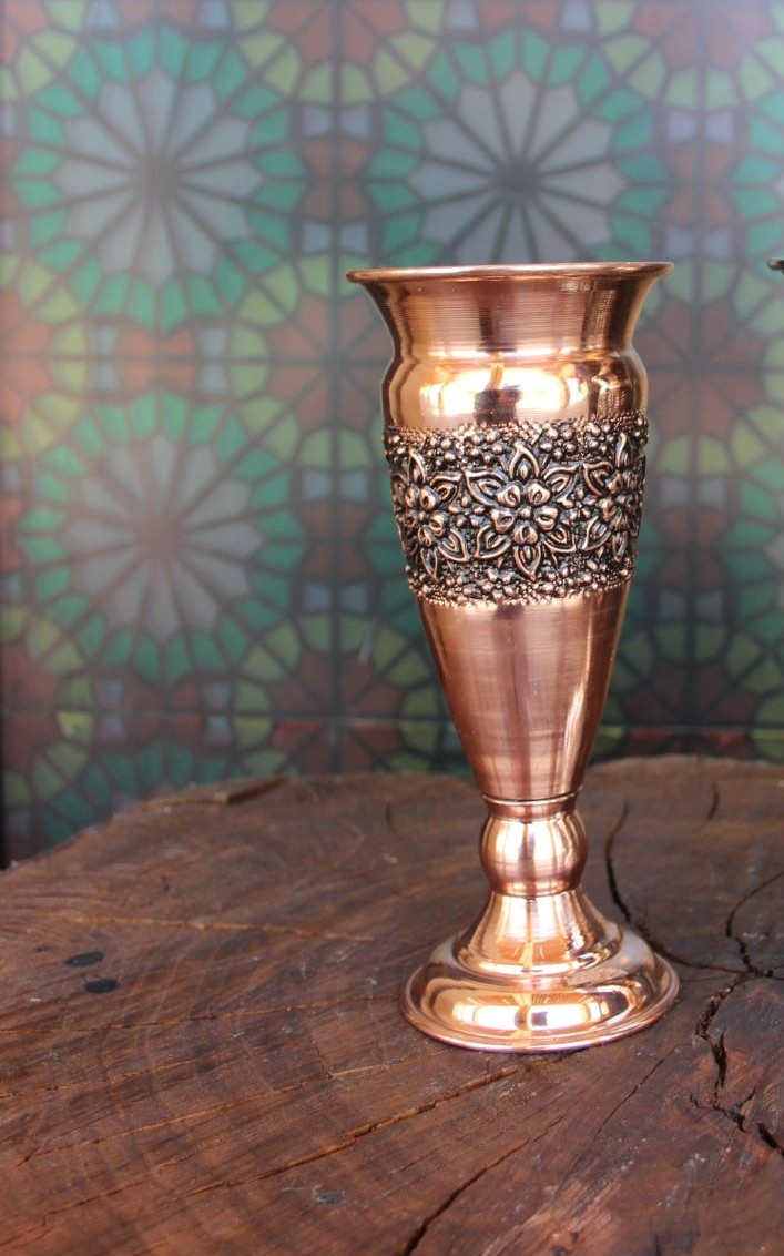گلدان مسی لاله