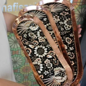 سینی مسی مستطیلی لب گرد هما