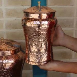بانکه مسی خمره ای دست ساز مس نفیس