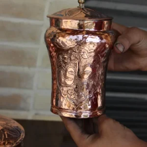 بانکه مسی خمره ای دست ساز مس نفیس