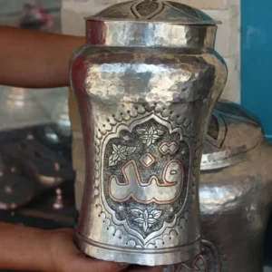 بانکه مسی خمره ای قلع دست ساز مس نفیس