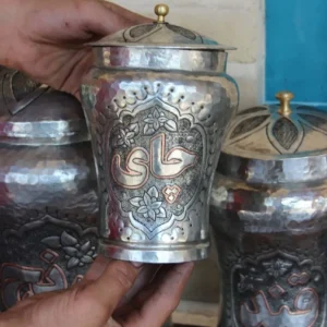 بانکه مسی خمره ای قلع دست ساز مس نفیس