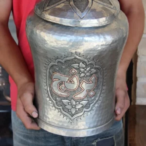 بانکه مسی خمره ای قلع دست ساز مس نفیس