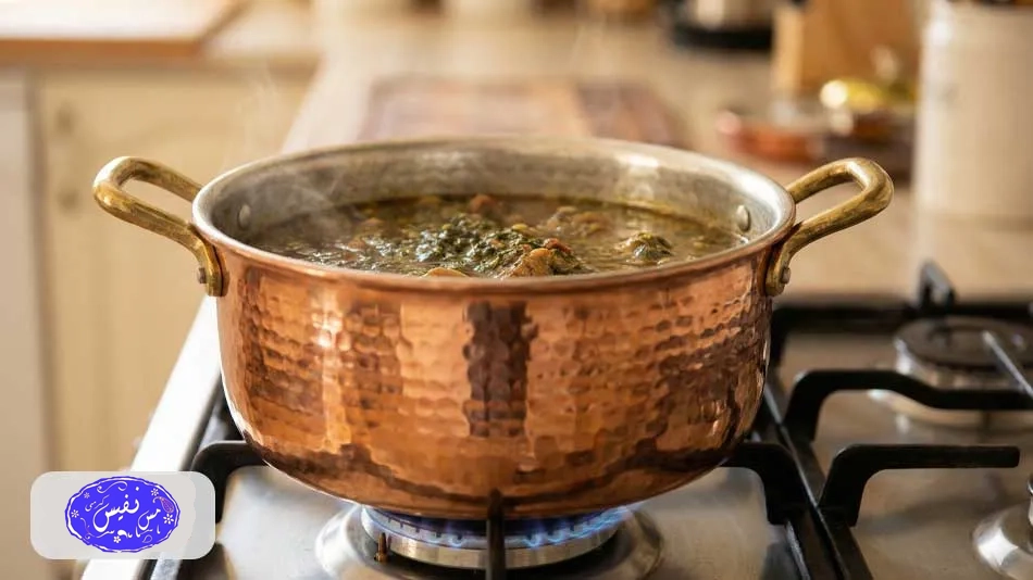 خواص پخت غذا در ظروف مسی