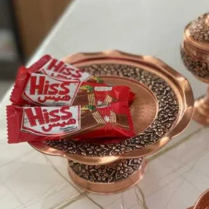 شیرینی‌خوری مسی مدل یاسمن