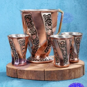 لیوان پیچی نقره کوب