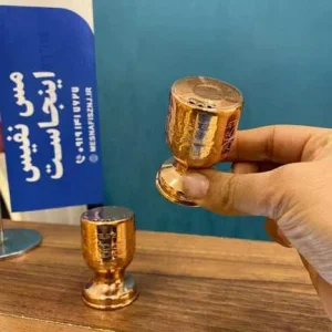 نمکدان طرحدار شکلاتی