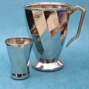 پارچ مسی پیچی با آبکاری کروم