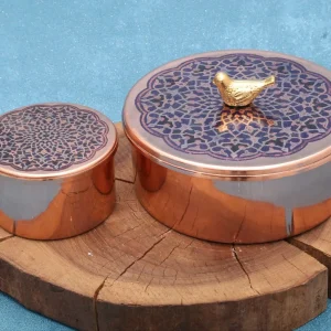 باقلوا خوری مسی تذهیب کوچک