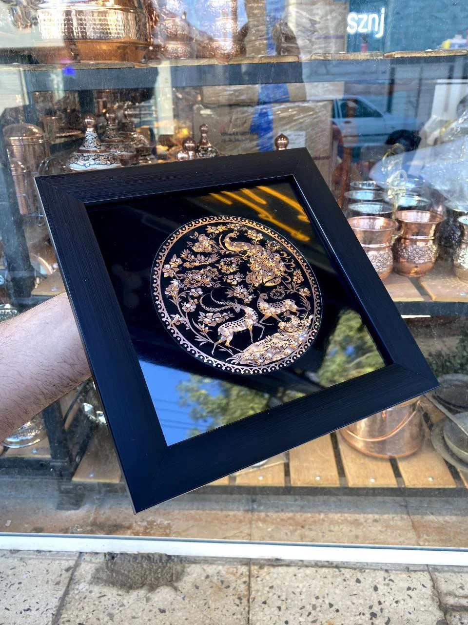 تابلو مسی طرح آهو