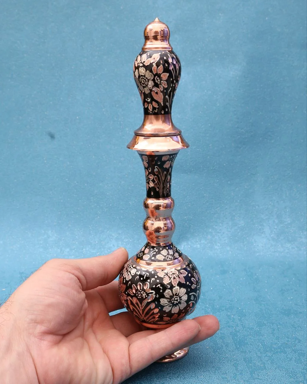 تنگ مسی الماس تراش آب و نقره کوچک