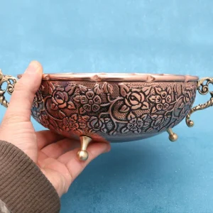 سرویس پذیرایی مسی پایه دار سزار