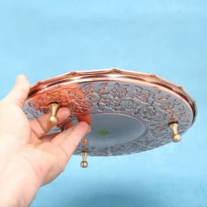 سرویس پذیرایی مسی پایه دار سزار