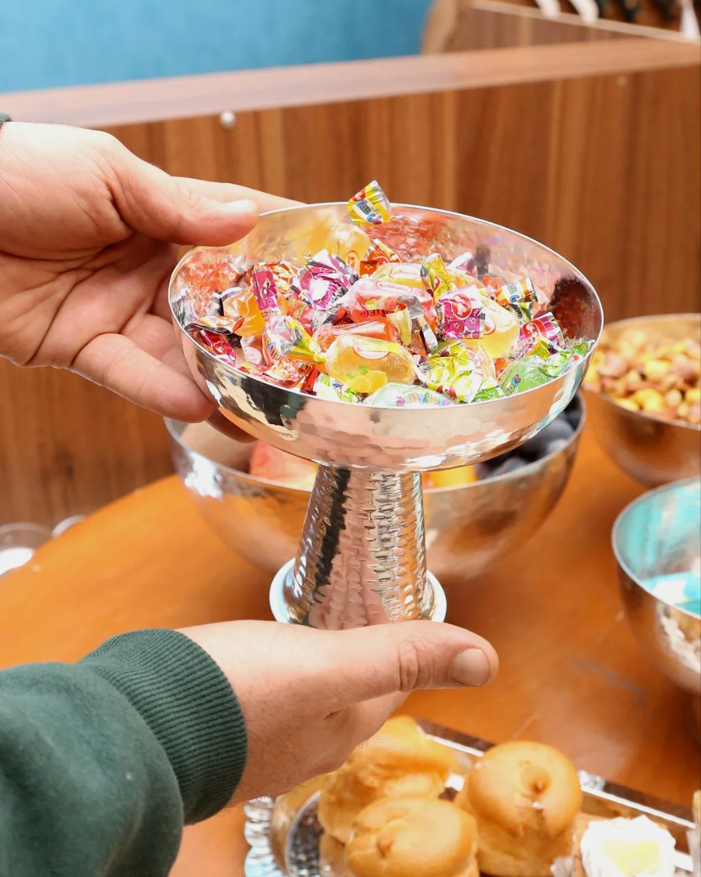 شکلات خوری مسی دست ساز