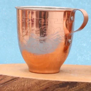 لیوان مسی تپل طرحدار