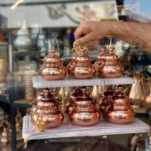 جا ادویه مسی دو‌طبقه دوازده عددی