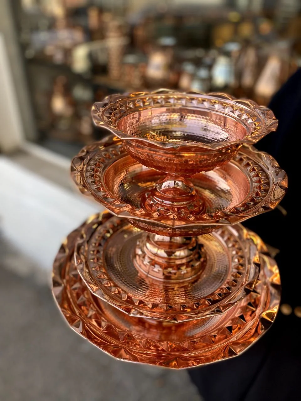 سرویس پذیرایی مسی برند فضلی نانوشده