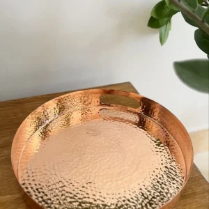 سینی‌ دست‌ساز مسی ساخت زنجان