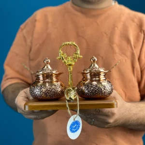 پاسماوری مسی ۲ عددی با استند چوبی وکیوم