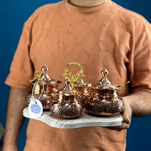 پاسماوری مسی ۴ عددی با استند چوبی وکیوم