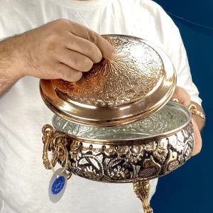 گزخوری سه پایه مسی سایز کوچک